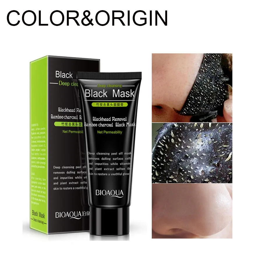 

Purifying Peeling Off Black Mask Deep Cleansing Mud Korean Face Mask From Black Dots Acne Remover Blackhead Cosmetics Face Care