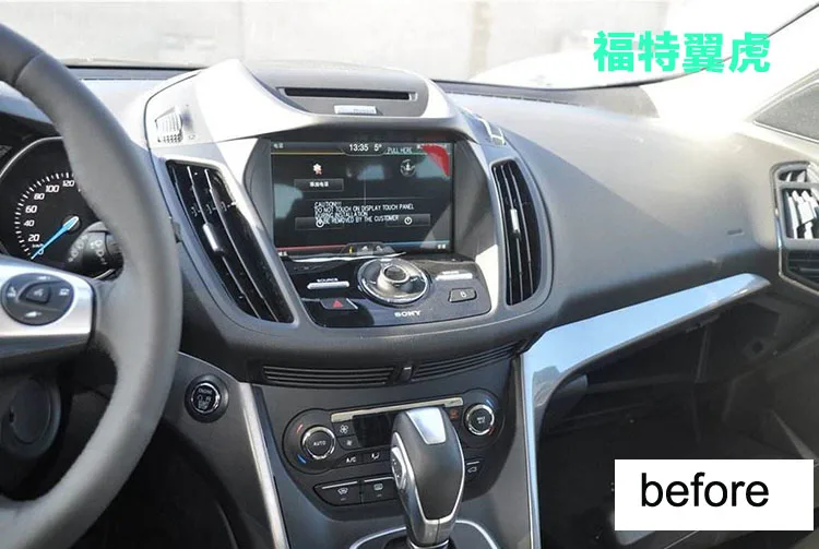 Best 10.4" Tesla Android  Fit FORD KUGA / Escape/c-max  2013 2014 2015 Second generation Car DVD Player Navigation GPS Radio 1