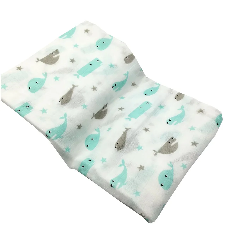 bedding sets INS Hot Polar Bea Bamboo  Cotton Baby Blanket Bedding Swaddle Wrap Gauze Muslin Blankets Soft Breathable For Newborn mattress cover