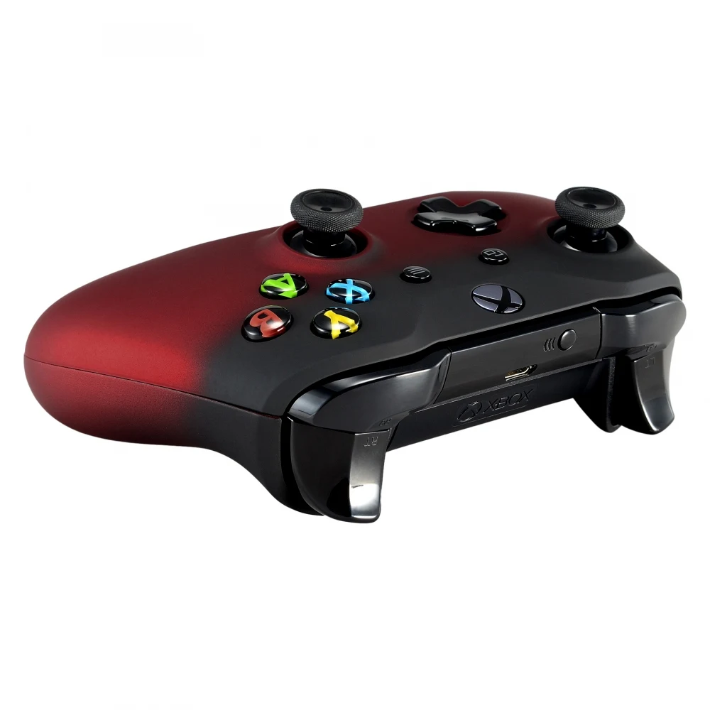Laterais para Controlador Shell Frente Faceplates Trilhos Xbox One x & One s Sombra Vermelho - Image 4