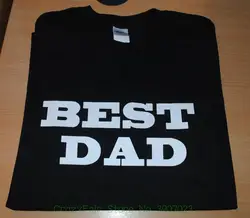 Лучший папа футболка подарок на день рождения день отцов брендовая футболка молодежь Hipster Мода