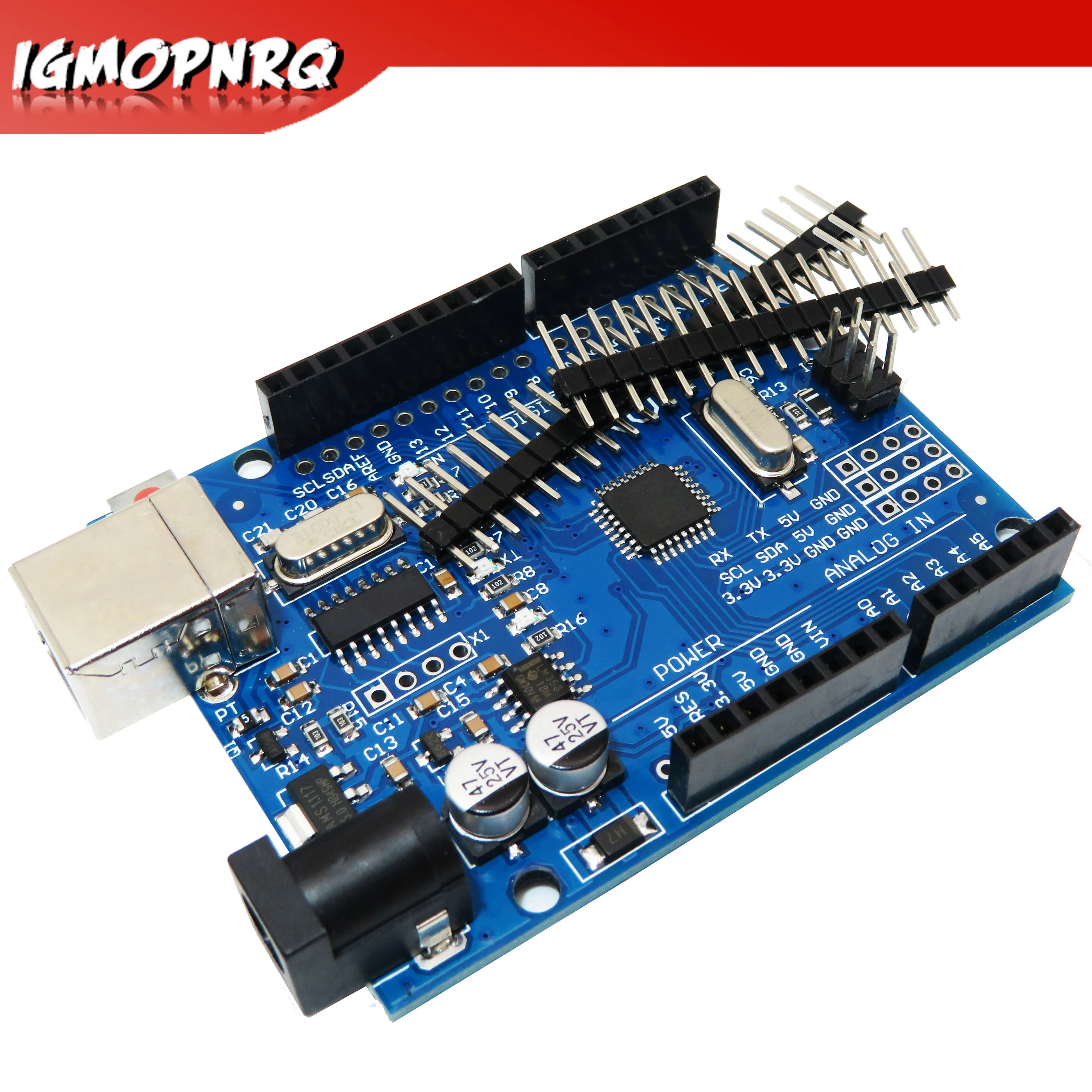 

1PCS UNO R3 Development Board ATmega328P CH340 CH340G For Arduino DIY KIT With Straight Pin Header (NO USB CABLE)