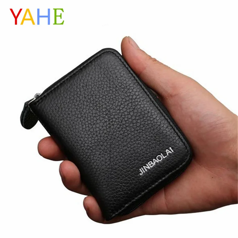 

YaHe Mini Coin Purse Men Women Genuine Leather Boys Small Little Zipper Coin Holder Wallets Children Change Bags for Girls Kids