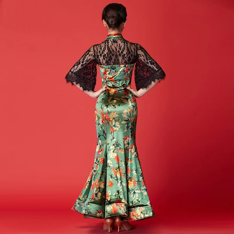 Standard dance dress Ballroom dress Woman Foxtrot China waltz Ballroom dance Flamenco Spanish costumes Social