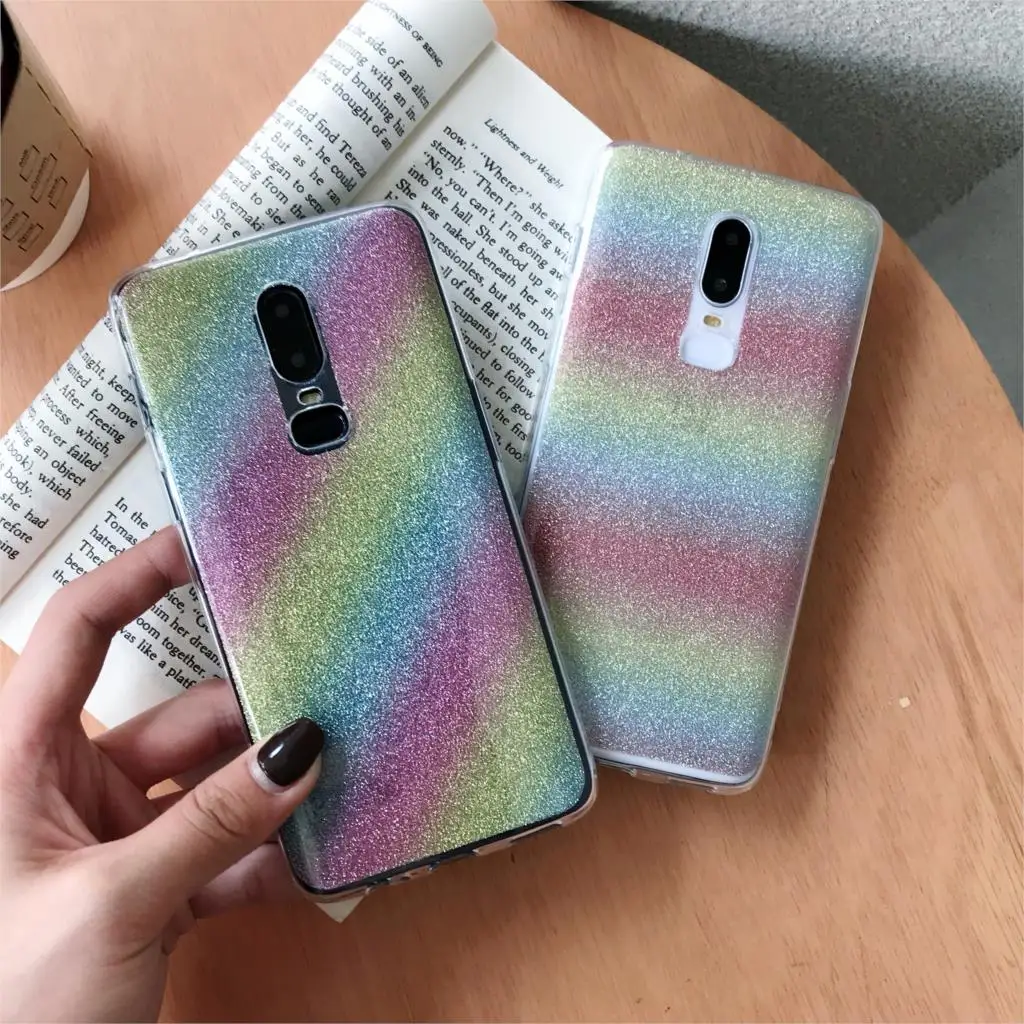 Rainbow 2 в 1 чехол для телефона мобильного OnePlus 6 T 5 TPU силиконовые Meizu M3 M5 Примечание M5S