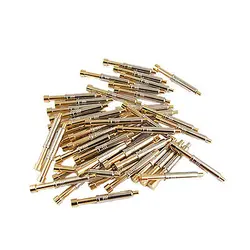 

50 Pcs Metal Flat Tipped Spring Testing Probes CSP-4.5G