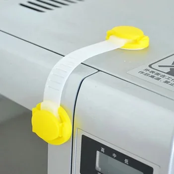 

10PCS bumper protection of children security cabinet Cupboard furniture refrigerator Closet Safety Lock Care Prevetion Baby care