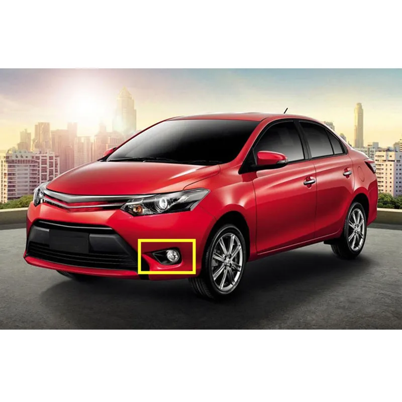Пара белых дневных ходовых огней для Toyota Vios-16