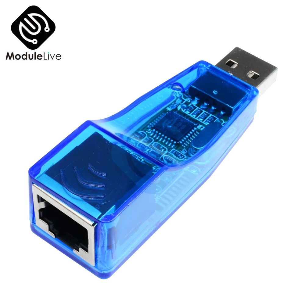 USB 2,0 к локальной сети RJ45 коммутатора Ethernet 10/100 Мбит/с сетевая карта адаптер для Win7 для Win8 для планшетный ПК с системой андроида ПК синий