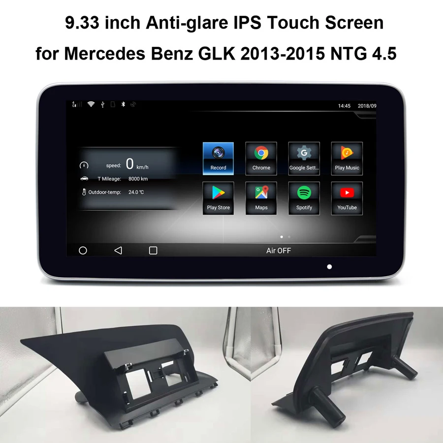 Clearance 9.33 inch Anti-glare IPS Touch Screen Android Multimedia Player for Mercedes Benz GLK with GPS Navigation 5