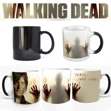 The Walking Dead Serie Kaffeetasse Tasse Einen Toten-Lebend Person Mark Farbwechsel Tasse Sensitive Keramik Tee La Copa Freunde geschenk