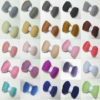 

(5g*36 Colors)/set Wool Cashmere Fibre Roving Diy Craft Felt Animals Needle Felting Kit Needlework Craft Dream Create Felt Poke
