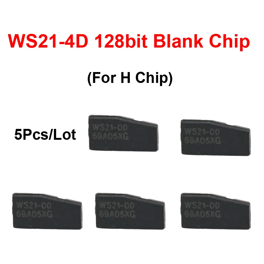 

5Pcs/Lot WS21-4D Chip 128bit Blank ( For H Chip ) 128 Bit Car Key Chip for Toyota Rav4 Camry 2013 2014 2015 Remote Car Key