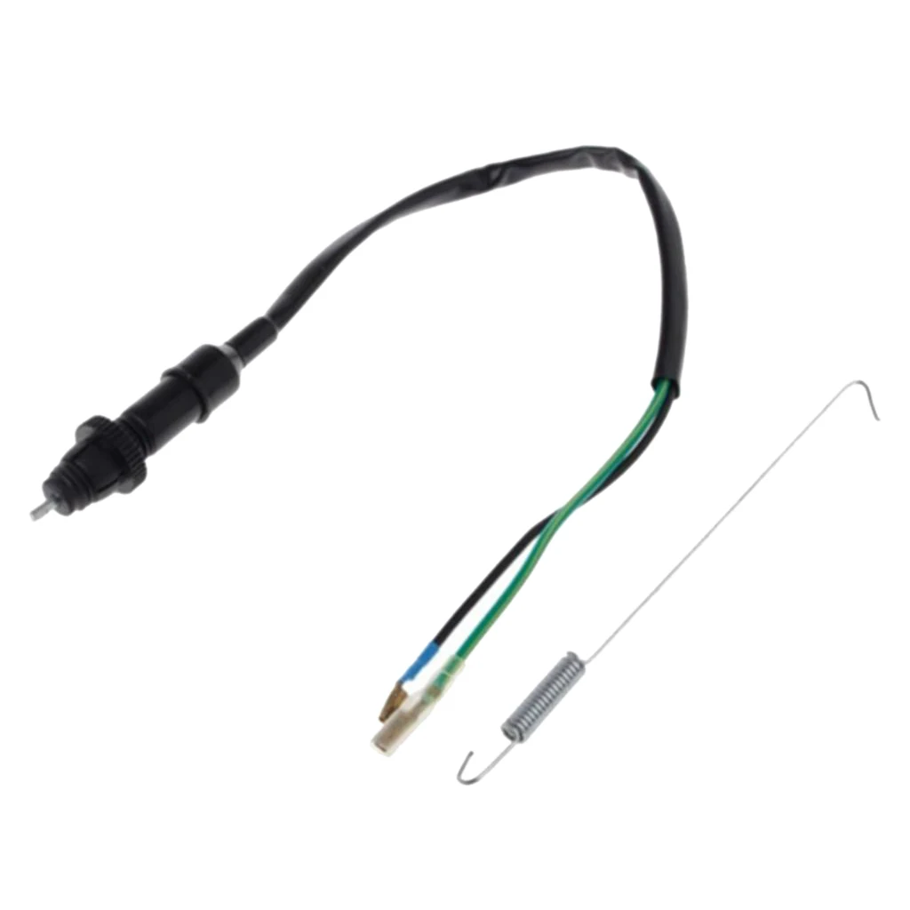 Universal Motorbike Rear Brake Light Switch Spring Kit for Pit Dirt Bike ATV Plastic & Copper & Steel