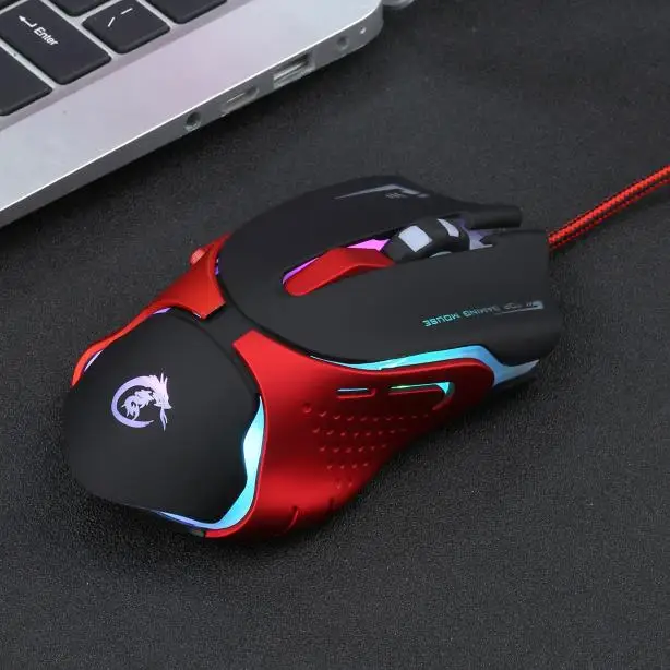 Новинка года Горячие 6d LED оптическая USB проводной 3200 Точек на дюйм Pro Gaming Мышь для портативных ПК игры Игровые Мышь Maus Ратон пункт Juegos SP26