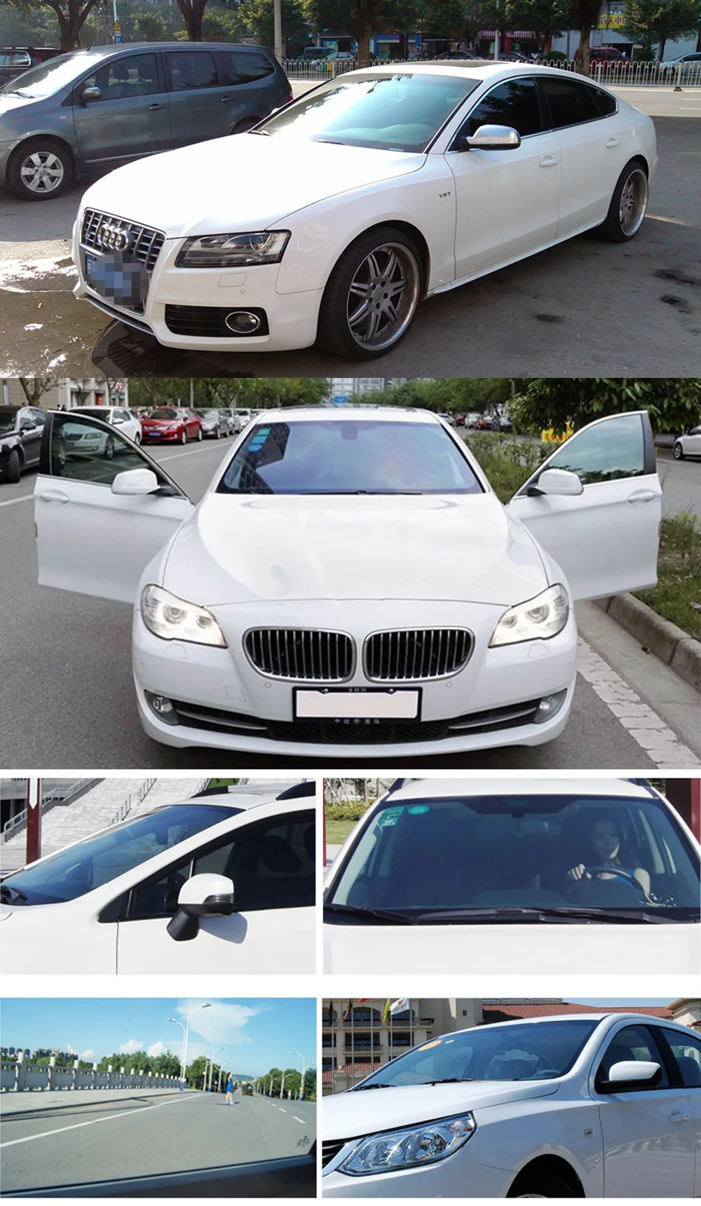 Sunice Smart Changed VLT69%-25% Car Window Film Nano Ceramic Solar Tint Photochromic Film car Accesories Car Sunshade Films