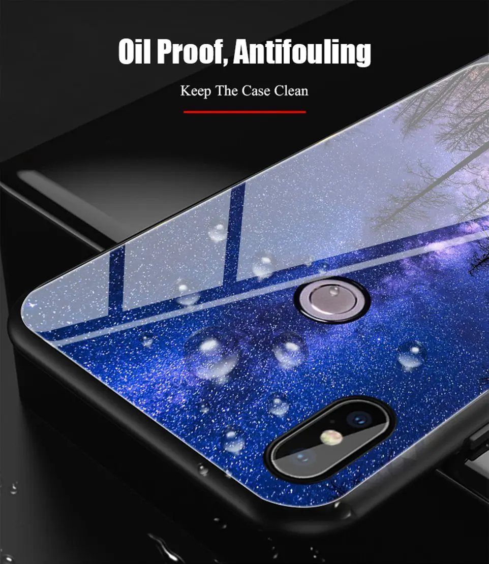 WHAY Tempered Glass Case For Xiaomi A2 Lite Case Luxury Cover For Xiaomi Redmi 5 Plus Note 5 Xiomi Redmi 6 pro 6A 4X Mi A1 Coque (8)