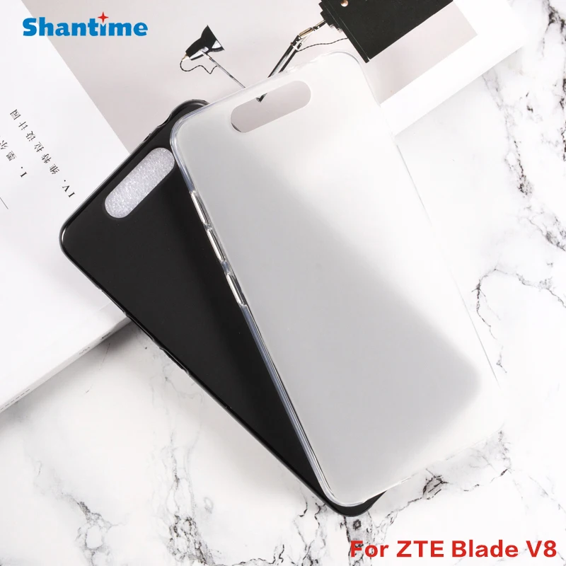 

For ZTE Blade V8 Gel Pudding Silicone Phone Protective Back Shell For ZTE Blade V8 Soft TPU Case