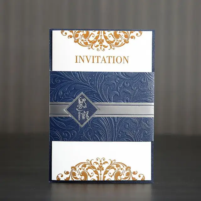 20pcs lot creative business invitation cards folding personality