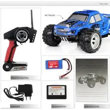 YUKALA A979 1/18 4WD Радио пульт дистанционного управления Управление ру автомобиль электрический RC Monster truck