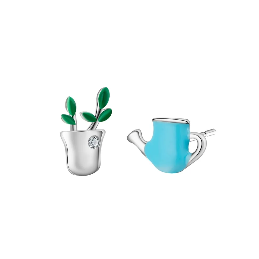 QIAMNI-Delicate-Flower-Leaves-Potted-Plant-Green-Seedling-Stud-Earring-for-Women-Girls-Kettle-Earrings-Birthday