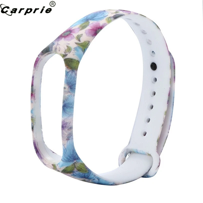 CARPRIE 8color Печать Мягкий силикон Smartwatch замена Браслет ремешок для Xiao Mi Band 4 браслет