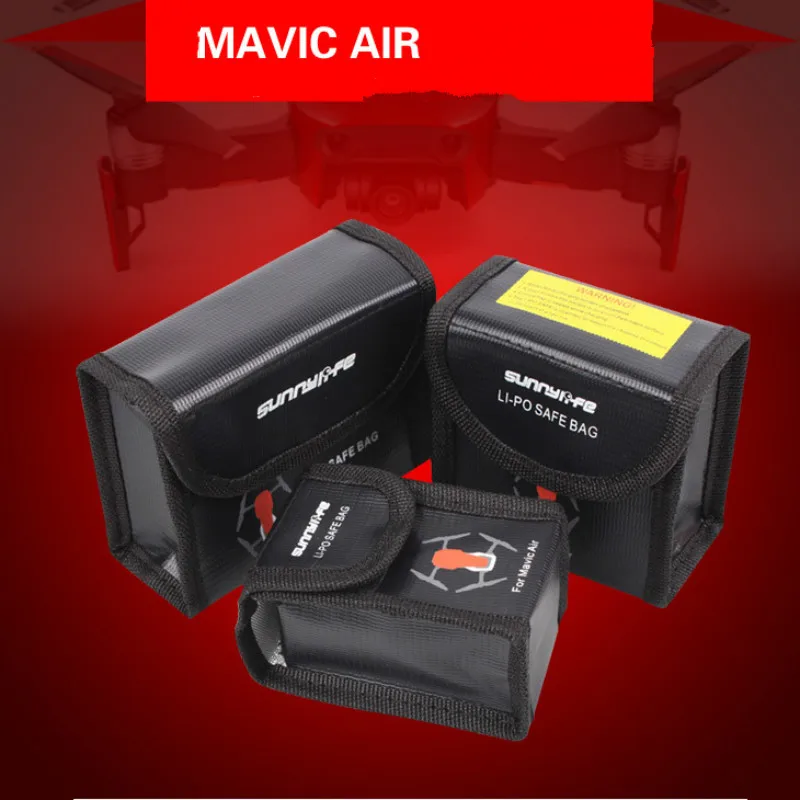 

DJI MAVIC AIR Battery Bag Case Battery Protective Case Storage Bag LiPo Explosion-proof Safe Bag For Dji Mavic Air Accessory