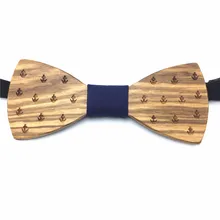 Классический формальный полый крылья бороды благородный деревянный лук галстуки для мужчин свадебные костюмы деревянная бабочка-бабочка NS30