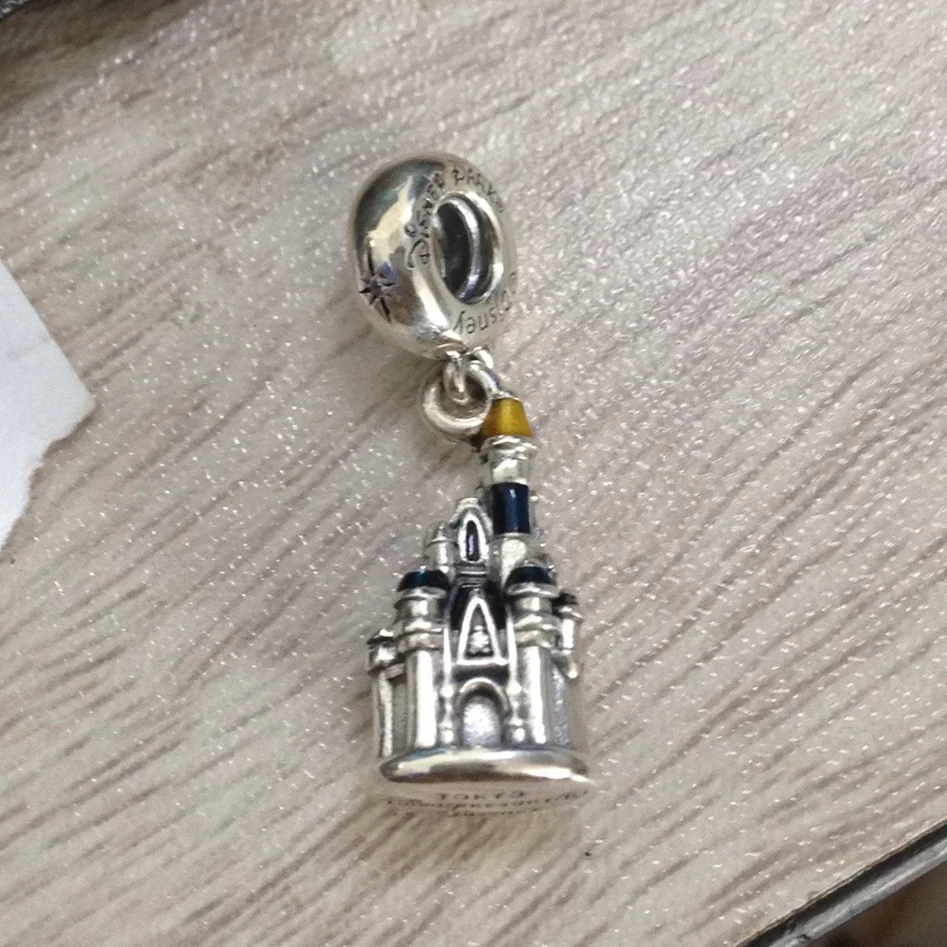 Браслет с подвеской в виде замка jincco оригинальный браслет Pandora из стерлингового
