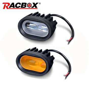 

20W LED Work Light 6D Universal Motorcycle Off Road Auxiliary Spot Lamp Driving Fog Light for Car Truck Motorbike Headlight Spot