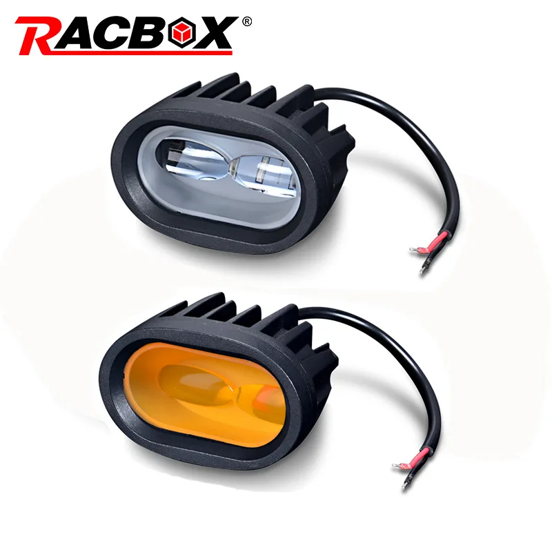 20W LED Work Light 6D Universal Motorcycle Off Road Auxiliary Spot font b Lamp b font