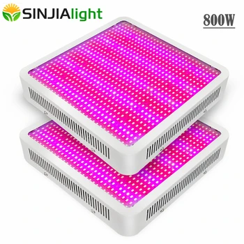 

2pcs/lot 200W 400W 600W 800W Led Grow Light Full Spectrum Flowering Growth Plant Lamp for indoor hydroponic greenhouse wholesale