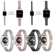New Style Stainless Steel Watch Band For Apple Watchband 40mm/44mm/42mm/38mm iwatch Series 1 2 3 4 Strap