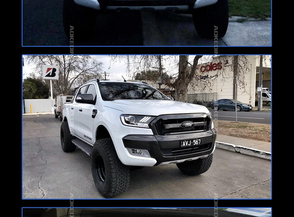 AKD Тюнинг автомобилей фары для Ford Ranger Эверест Endeavour должны светодиодные фары DRL ходовые огни биксеноновый луч противотуманные фары