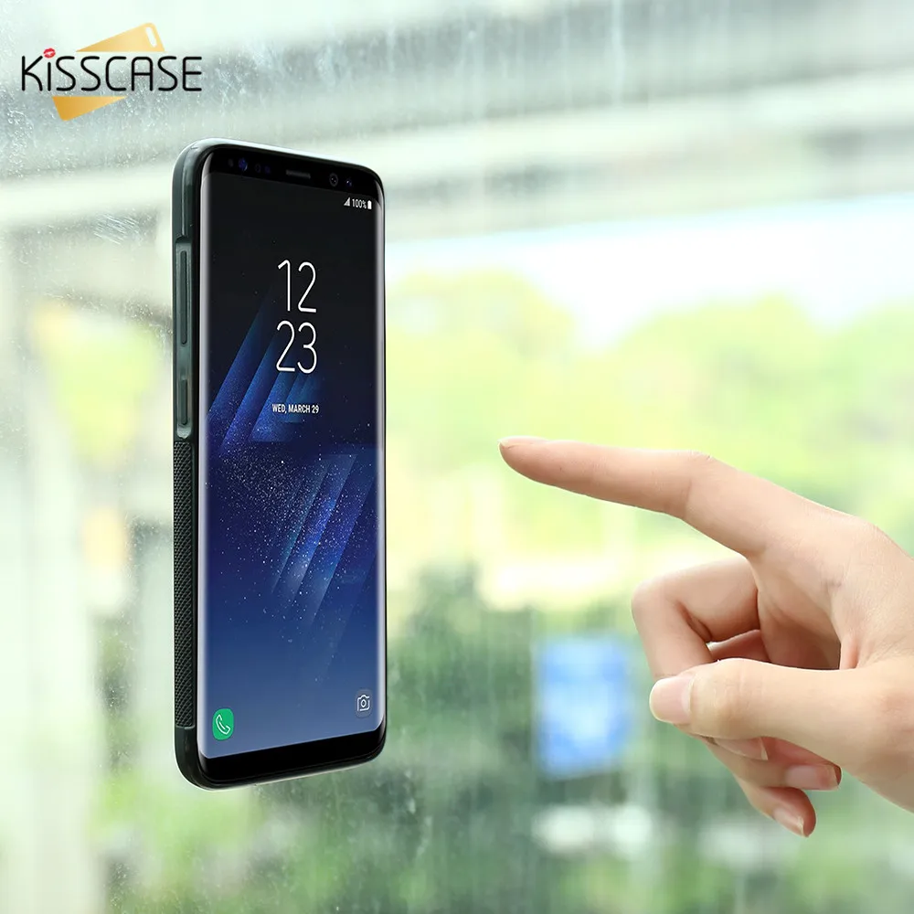 Чехол KISSCASE с защитой от гравитации для Samsung S9 S8 Plus мягкий чехол из ТПУ Galaxy S6 S7 Edge Note