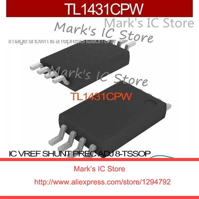 TL1431CPW IC VREF SHUNT PREC ADJ 8 TSSOP TL1431CP 1431 TL1431 1431C ...