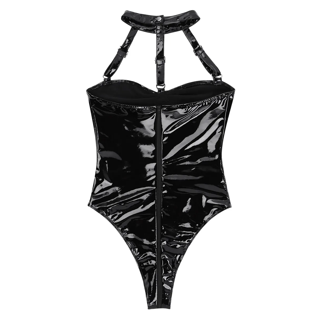 Sassy Viviane Leather Bodysuit Sissy Dream