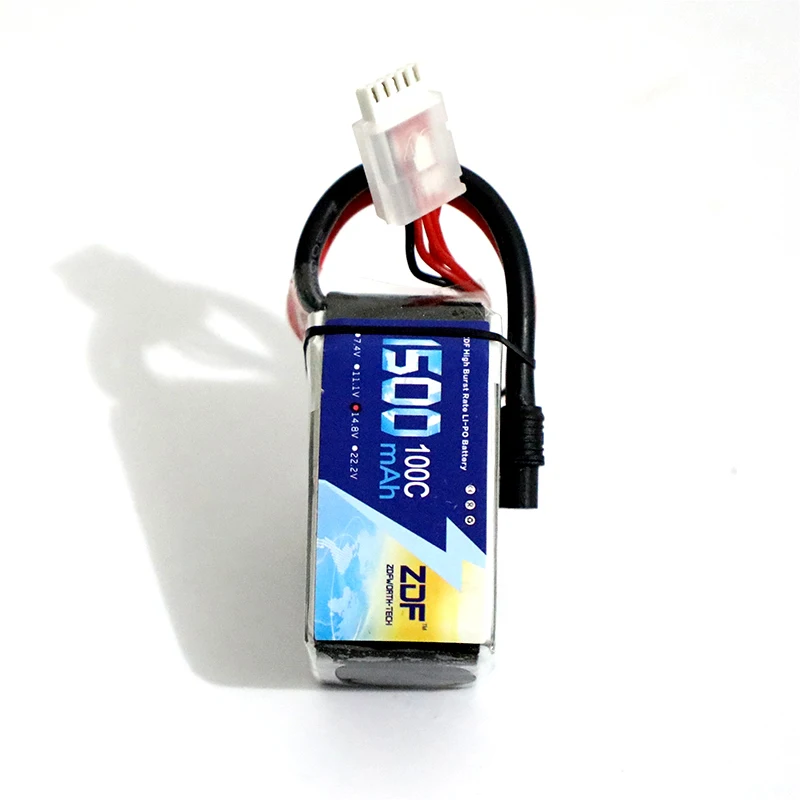 ZDF 1500mAh 4S 14 8 V 100C Lipo батарея с SY60 вилкой RC автомобиль грузовик самолет FPV|Детали и