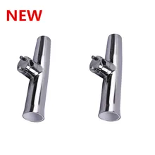 2 шт. держатель для удочки зажим Боковое крепление 7/"-1" рельсовый морской катер из нержавеющей стали стержень полюс кронштейн инструмент