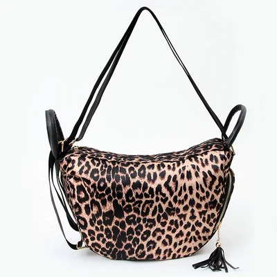 Многофункциональная Ночная сумка высокого качества водонепроницаемая нейлоновая леопардовая сумка на плечо вместительные, для отдыха или путешествий сумка для женщин - Цвет: Leopard