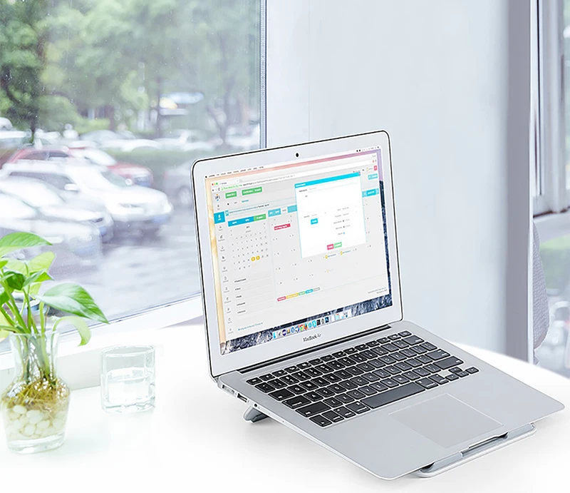 BUBM Алюминиевая Подставка для ноутбука, портативный держатель для ноутбука, складная эргономичная настольная подставка, держатель для ноутбука MacBook