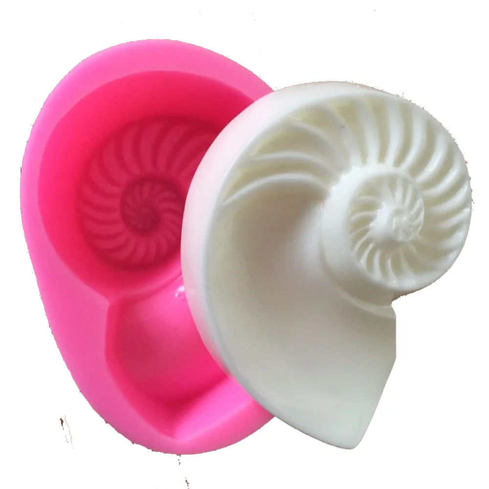 Silicone Conch Handmade Soap Birthday Wedding Cake Decoration Candle Mold Cake Tools AliExpress