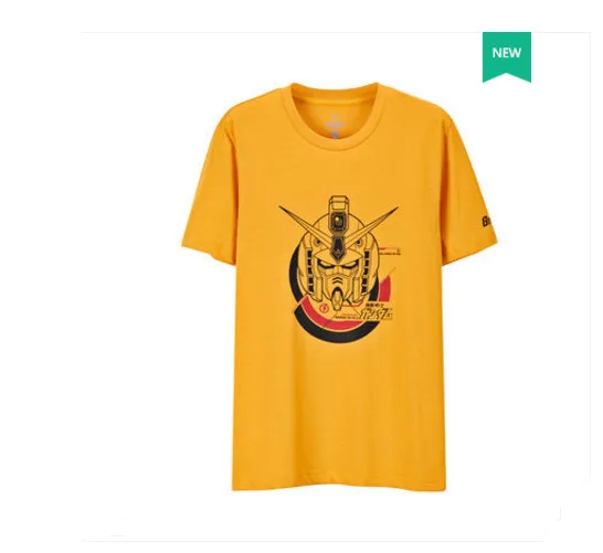Running T-shirt 361 Short Sleeve T-shirt for Men New Comfortable and Breathable Cotton Running T-shirt for Summer - Цвет: Цвет: желтый