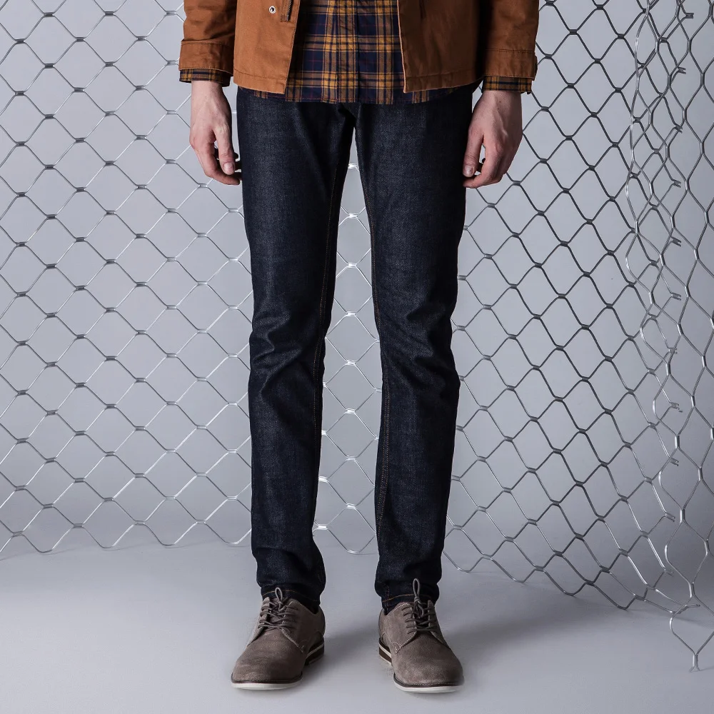2018 мужские джинсы эластичные прямые средние джинсовые брюки высокого качества