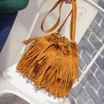 

stacy bag 121815 hot sale women fashion bucket bag lady Faux Suede crossbody bag