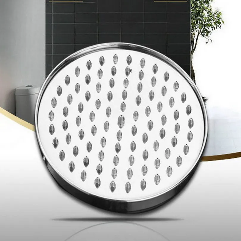 Rain Shower Head 8 inch / 7.7 inch Rainfall Shower Head Over-head Shower Sprayer Top Shower Head Chrome Finish Ksh048