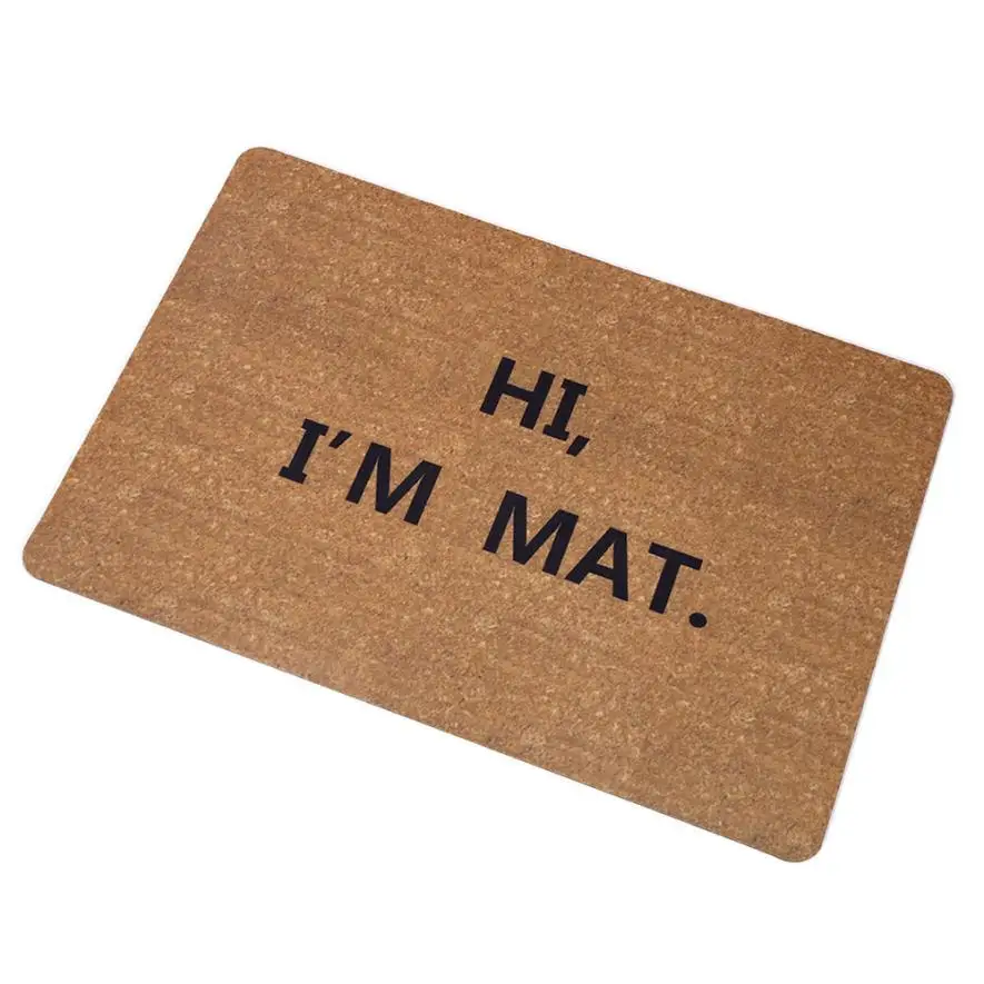 New Creative Door Mat Star Go Away Rubber Floor Rug Non slip Doormat