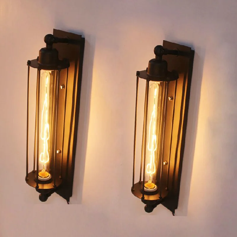 

1 pc American style rhloft balcony vintage tieyi flute wall lamp GY241
