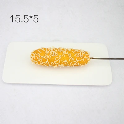 Custom Falso Coreano Snacks Adereços Modelo, Simulação Comida Hot Dog  Cheese Stick, Big Cheese Stick, Modelo De Comida Escovado