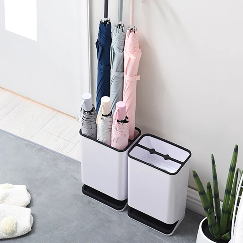 Stand For Umbrella Stand Holder Storage Rack Plastic Detachable Water-Proof Nordic Wind Six-Hole Long Handle